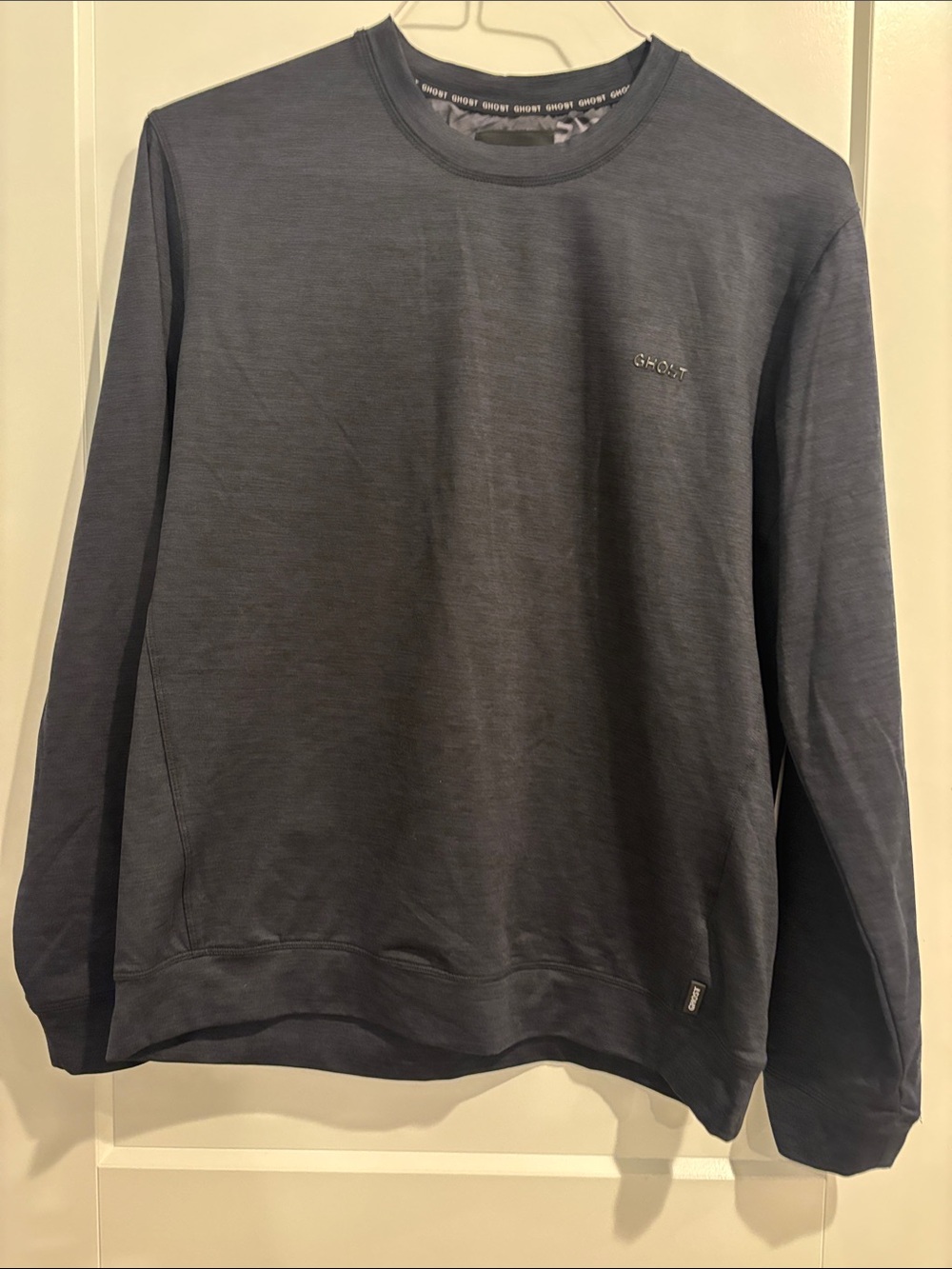 Ghost Men’s Long Sleeve Crewneck Sweatshirt Medium
